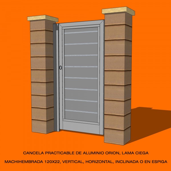Cancelas de aluminio practicables - Orion