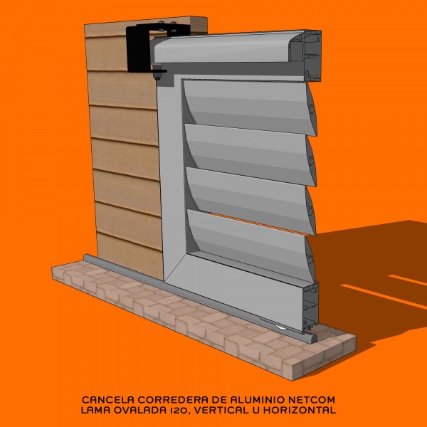 Cancelas de aluminio correderas - Netcom