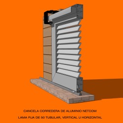 Cancelas - Cancelas de aluminio correderas - Netcom