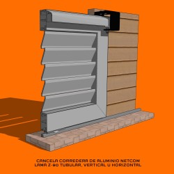 Cancelas - Cancelas de aluminio correderas - Netcom