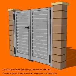 Cancelas - Cancelas de aluminio practicables - Orion
