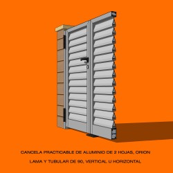 Cancelas - Cancelas de aluminio practicables - Orion