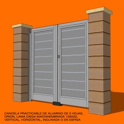 Cancelas - Cancelas de aluminio practicables - Orion