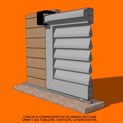 Cancelas - Cancelas de aluminio correderas - Netcom