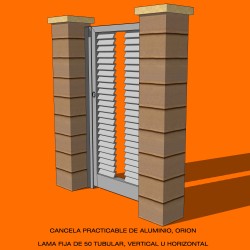 Cancelas - Cancelas de aluminio practicables - Orion